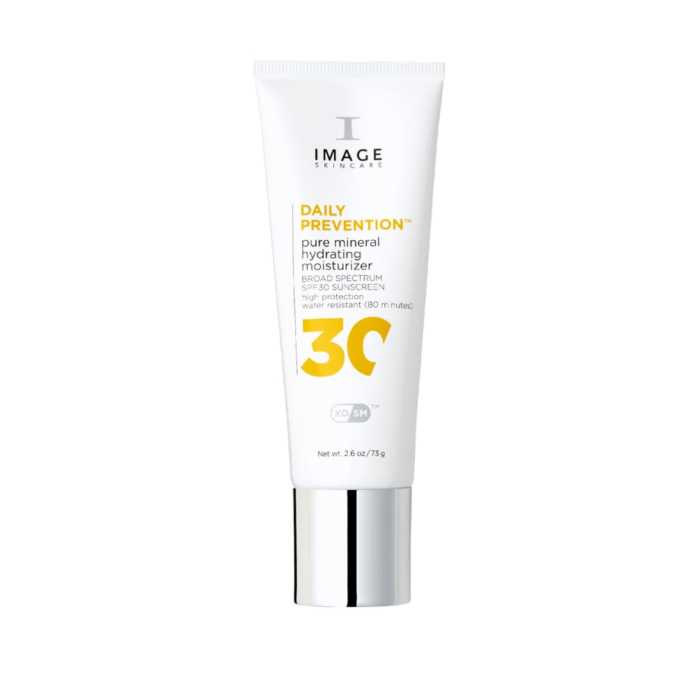 Image Skincare - Daily Prevention Pure Mineral Hydrating Moisturizer SPF 30-73g – Sonnenschutz - Leichte Tagescreme mit Hyaluronsäure & Ectoin für strahlende Haut