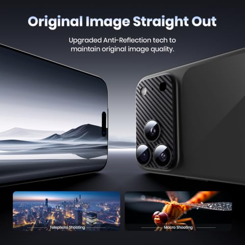 Image of Hoerrye for 18 Pro Camera Lens Protector for iPhone - 12FT Shatterproof