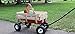 Duncan Mountain Wagon - Pull-Along Wagon for Kids with Wooden Panels, All Terrain Tires, Wide Grip Handle, Wide Wheel Base Red 41” x 22” x 38.5”