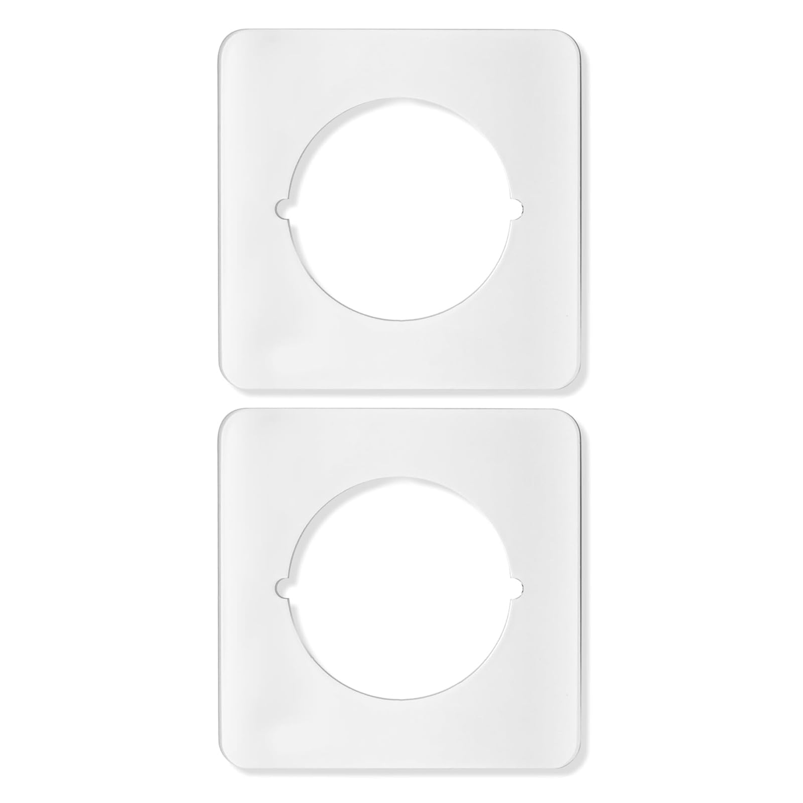 2Pcs Door Handle Fixing Covers Filler Repair Backplate Door Reinforcement Plate Stainless Steel Repair Plate Reinforcement