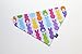 Easter Over the Collar Dog Bandana, Handmade Pastel Color Spring Slip on Pet Bandana, Made in USA (X-Large, Easter Bunnies)