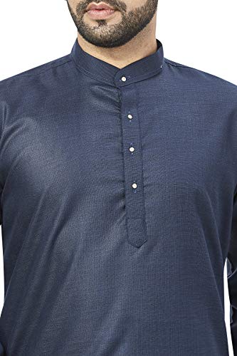 Image of BE ACTIVE Linen Blend Solid Pattern Trendy Comfortable Stylish Full Sleeve Kurta Men's Ethnic Wear