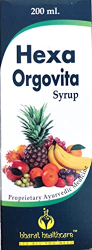 Orgovita Ayurvedic syrup for immunity Booster anemia, weakness, physical and mental stress Multivitamin, Minerals and Antioxidant Herbal Syrup For Men and Women 100% organic 200 ml Rose flavour Orgovita Ayurvedic syrup for immunity Booster anemia, weakness, physical and mental stress Multivitamin, Minerals and Antioxidant Herbal Syrup For Men and Women 100% organic 200 ml Rose flavour