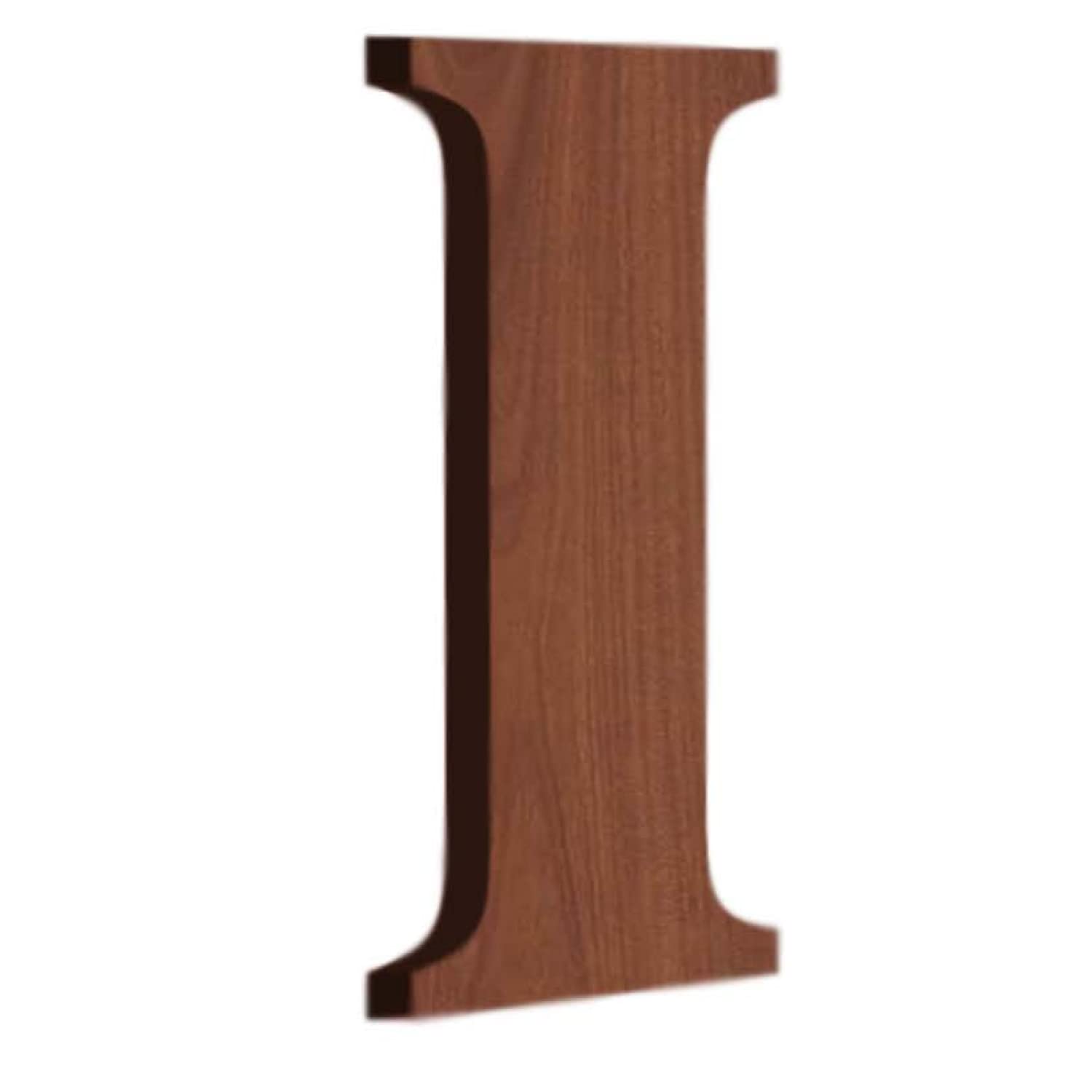 Chalk My Theme Wooden Alphabets and Numbers for Wall Decoration | 9 Inch Large Wooden Letter I in Wood Brown Color With 6MM Thick Quality Wood-image-33