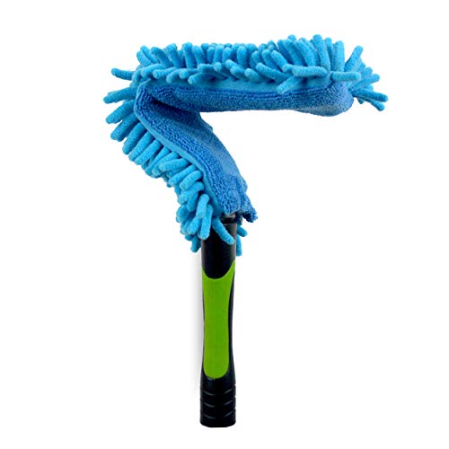 Image of EVERSPROUT Fan Duster (Attachment Only), Bendable Microfiber Cleaner | For Ceiling Fans & High Ceilings, 17 inch Duster Twists onto 3 /4in Acme Threaded Poles, Machine Washable Sleeve