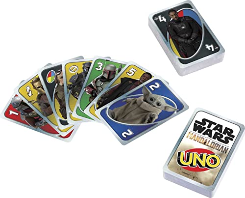 Uno Star Wars The Mandalorian Card Game, Travel Game In Collectible Storage Tin & Special Rule, 2-10 Players (Amazon Exclusive) #TOP3