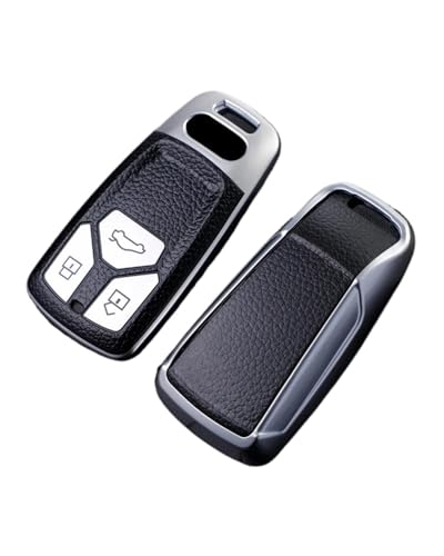 Coque de clé pour A4 B9 A5 A6 Q5 Q7 TT S4 S5 RS boîtier TPU argenté