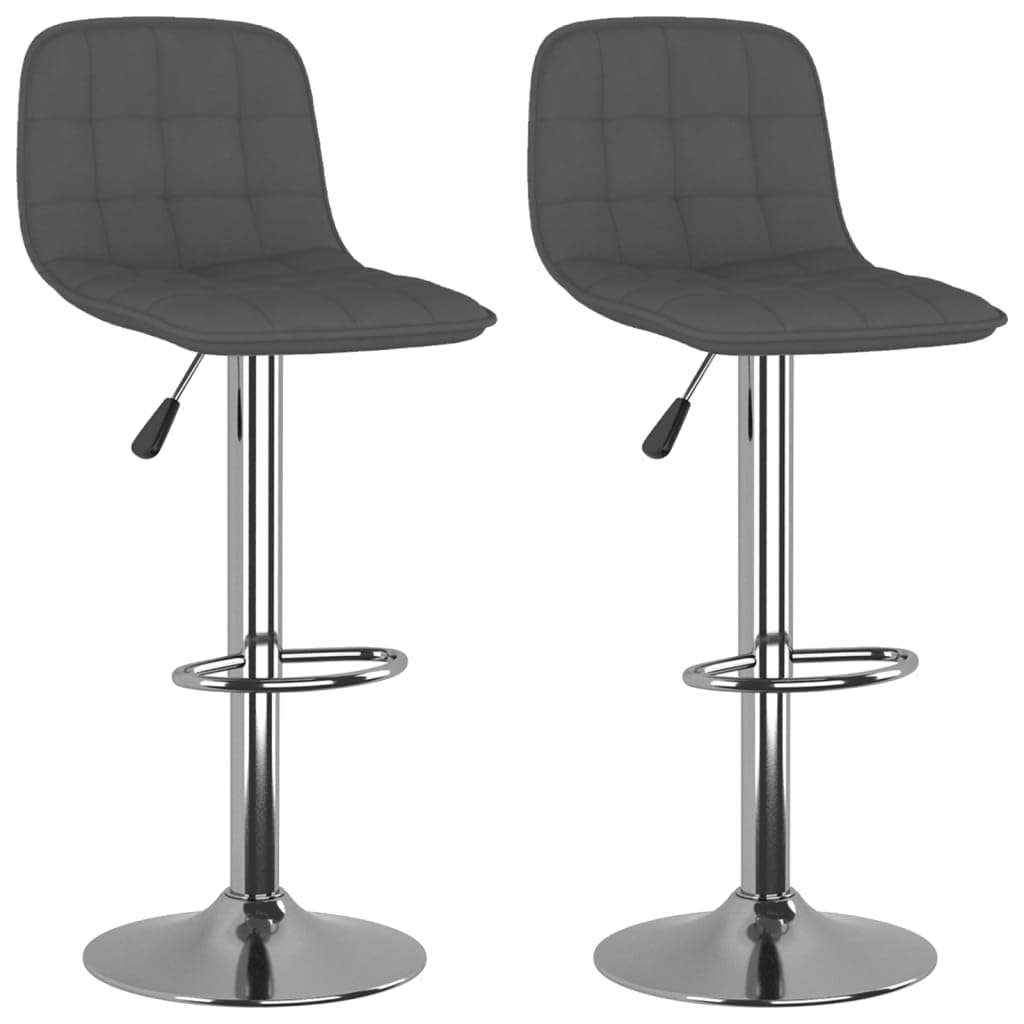 Tabourets de bar avec repose-pieds et assise pivotante pour soulager le dos