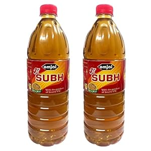 OMJAI Subh Puja Til Oil, Deepam oil for Pooja, Diya Oil with the Goodness of Sesame oil (Pack of 2 x 900ml) – [ COMBO…