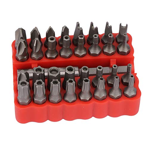 33 in 1 Hollow Screwdriver Bit Chrome Vanadium Steel Hex Cross Star Screw Bits Extension Rod