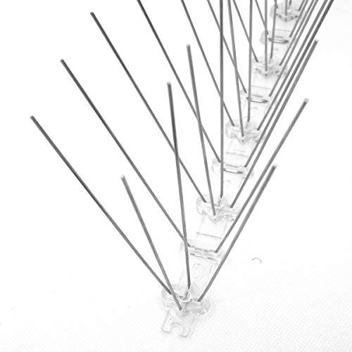 LINZI 690105 - Palas para pájaros (acero inoxidable, 6 m)