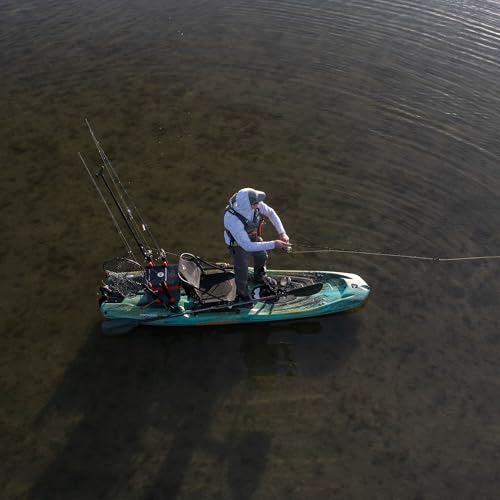 Pelican Catch Kicker 110 HDII - Sit on top Fishing Angler Pedal Kayak - Amazonia - HyDryve II Pedal System - Stable - 11 ft - Image 4