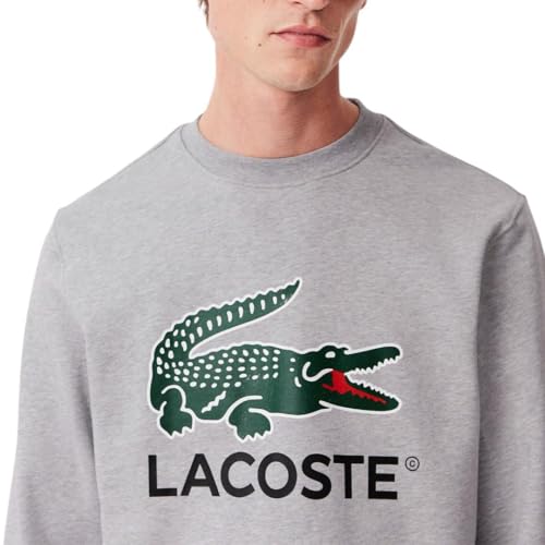 Lacoste Men's Crocodile Print Crew Neck Sweatshirt2