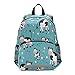 Kcldeci Bulls Molves in The Meadow Sac à dos pour enfants avec laisse de sécurité, sac à dos anti-perte pour enfants préscolaires pour garçons et filles, multicolore, petit