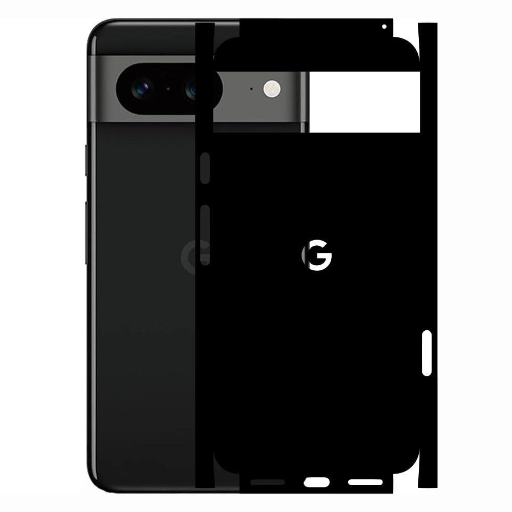 AtOdds - Compatible for Google Pixel 8 (5G) - Mobile Back Skin Sticker Wrap - Lamination - Back Screen Guard Protector (Coverage - Back+Camera+Sides) (Design - Matte Black) (B0CWDFZM11) Amazon Price History, Amazon Price Tracker