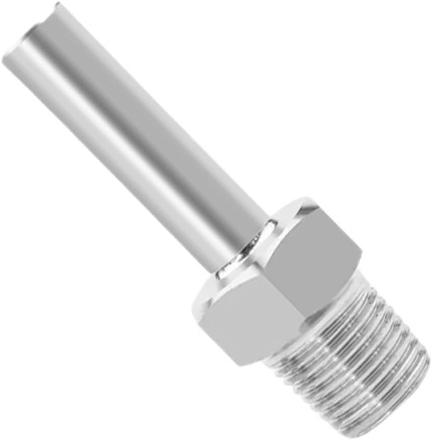 1/8" 1/4" 3/8" 1/2" 3/4" 1" BSPT NPT Male To 4 6 8 10 mm 1/8-1 Inch Tube OD Auto Weld 316L Stainless Steel Pipe Fitting(BSPT,OD 6.35MM_1/8")