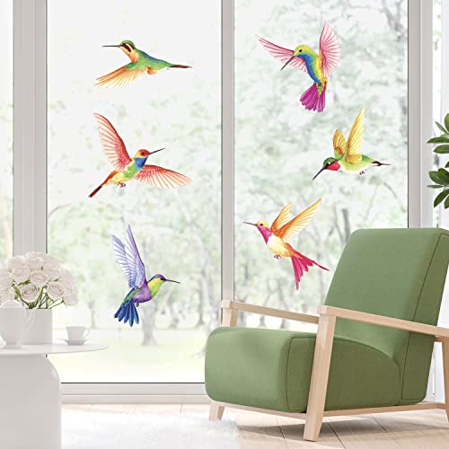 Vinilos decorativos de colibríes BASHOM para pared miniatura 2