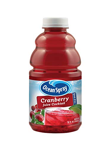 Ocean Spray BarPac Mixer Bottle, Cranberry Juice Cocktail, 32 Ounce (Pack of 12)