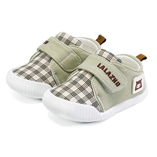 BMCiTYBM Baby Boy Girl Shoes Infant Soft Non Slip Sneakers Lightweight First Step Walking Shoes 6 9 12 18 24 Months Khaki
