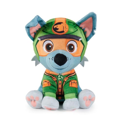 Rocky Paw Patrol Jungle peluche de 20 cm un cadeau d'anniversaire idéal