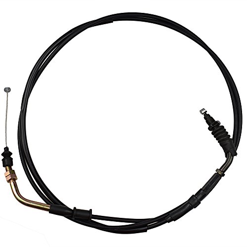 Laxeem Throttle Twist Grip Set With 78" Scooter Throttle Cable For Gy6 50Cc, 80Cc, 125C, 150Cc Qmb139 Chinese Scooter Parts #TOP6