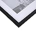 PEALSN 12x16 Picture Frame, Display Pictures 8.5x11 with Mat or 12 x 16 Without Mat for Wall Mounting Display, Photo Frames, Diamond Art Frames, Black