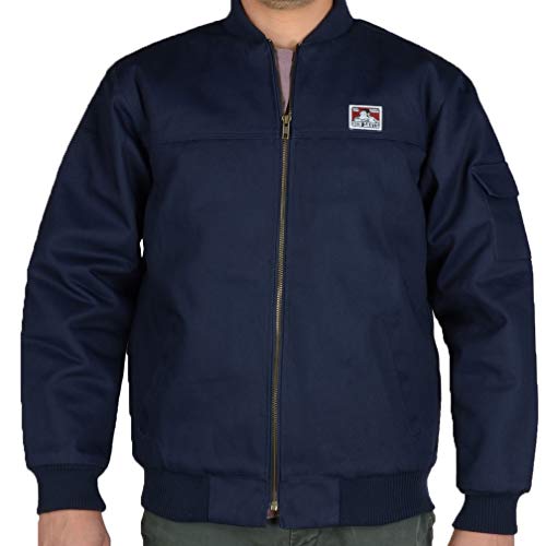 Ben Davis Men's Quilted Lined Bomber Jacket (Syles 314, 315, 318) (Navy, X-Large) #TOP3