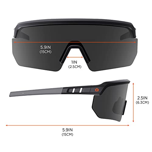 Image of Ergodyne Skullerz Aegir Safety Glasses, ANSI Z87.1+
