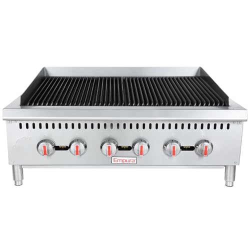 Empura ECB-36S 36 Inch Countertop Gas Radiant Charbroiler thumb #1