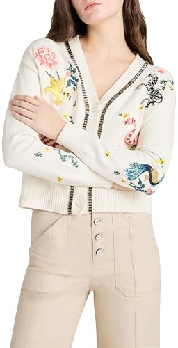 Cinq à Sept Women's Patch Animal Nyla Cardigan4