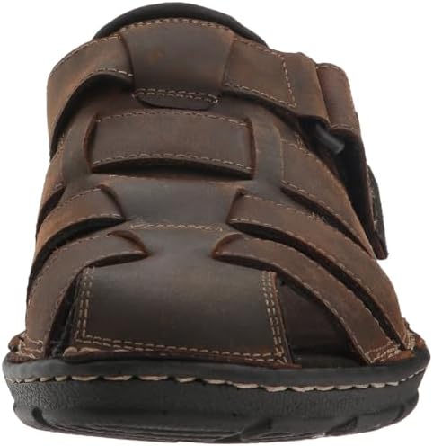 Rockport Men's Darwyn Fishermen Sandal, Brown II Leather, 10.5 W US | Image 1