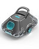 2026 Upgrade Cordless Robotic Pool Cleaner, Automatic Pool Cleaner,210 Min Runtime,Pool Vacuum for Above Ground & Inground Pools, Auto-Parking,Large Coverage up to 2200 Sq.Ft,Black Green