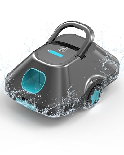 2026 Upgrade Cordless Robotic Pool Cleaner, Automatic Pool Cleaner,210 Min Runtime,Pool Vacuum for Above Ground & Inground Pools, Auto-Parking,Large Coverage up to 2200 Sq.Ft,Black Green