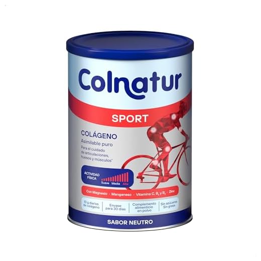 Colnatur Sport Neutro - Colágeno con Magnesio, Zinc y Vitamina C para Músculos, Huesos y Articulaciones, 330g