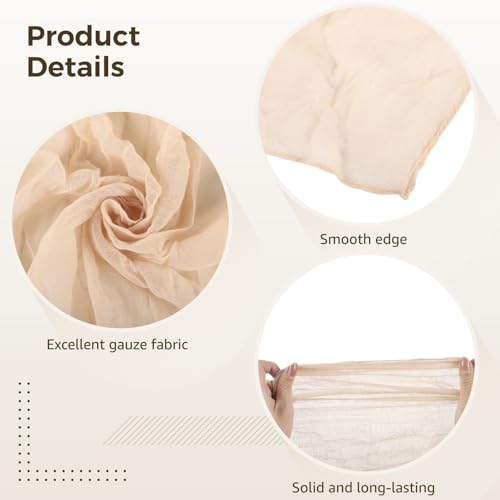 Serviette de table semi-transparente fluide lavable pour réception