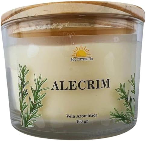 Vela Aromática Artesanal, 9 Fragrâncias Disponíveis, Baunilha, Ca...