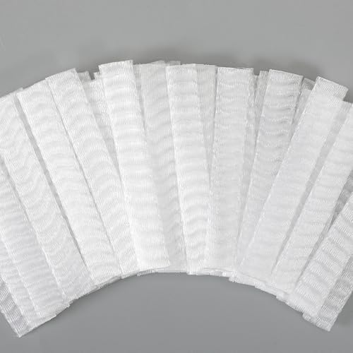 Image of 100Pcs Thread Net Spool Saver Sewing Embroidery Thread Net Mesh Spool Saver for Embroidery Sewing Quilting and Serger Threads Spools /Cones (6x1CM)