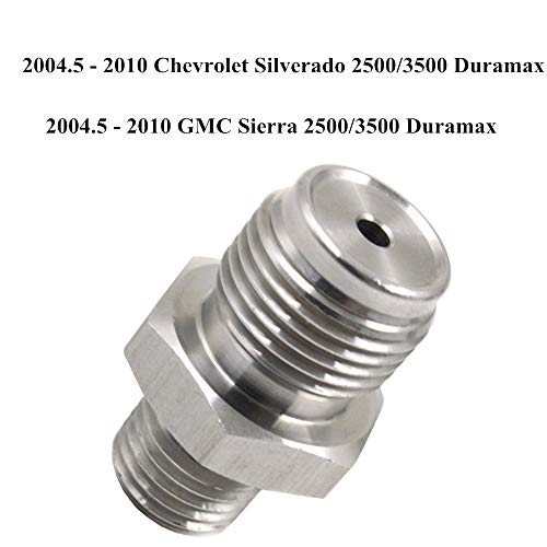 DEF Ported Fuel Rail Fitting for Chevy Silverado GMC Sierra 2004.5-2010 Duramax LB7 LBZ LMM 113071000