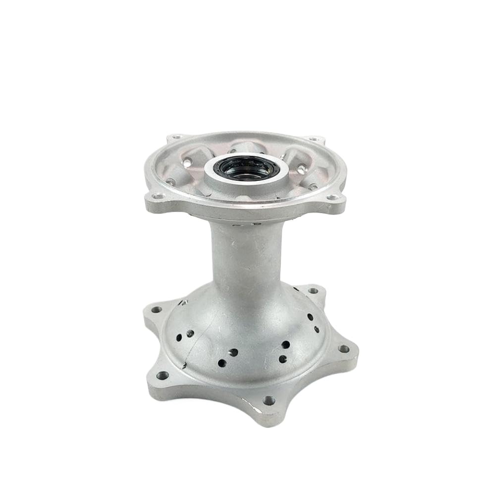 Radnabensatz aus Aluminium vorne und hinten für CRF250R CRF250X CRF450R CRF450X – 36 mm Speichenlöcher vorne, 32 mm Speichenlöcher hinten, kugelgestrahlte Oberfläche(Front)
