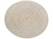 KOUBOO Laguna Round Rattan Placemat, 15", Whitewash