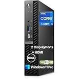 Dell OptiPlex 7020 MFF Intel i5-14500T 14-Core Processor Dual DisplayPort Desktop Computer, 16GB DDR5 RAM, 512GB PCIe SSD, WiFi 6E, Bluetooth, HDMI, Micro Form Factor Business Mini PC, Windows 11 Pro