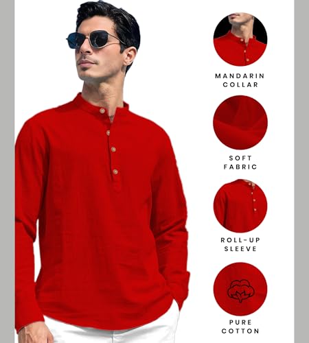 Image of Slim Fit Short Kurta for Men and Boys.(KRT BTN06, Navy Blue)