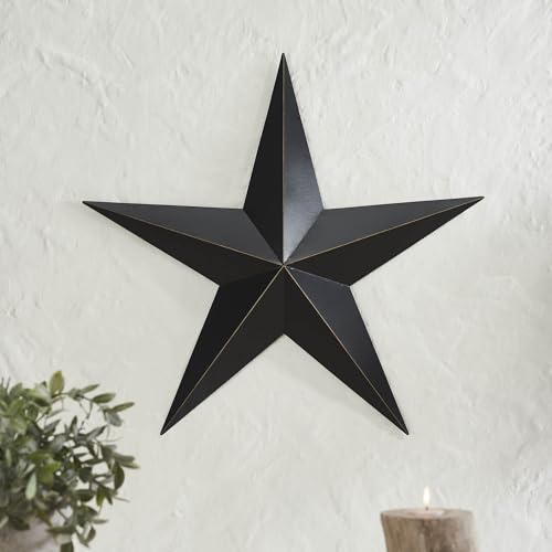 VHC Brands Patriotic Metal Star Distressed 24x24, Independence Day Decor,