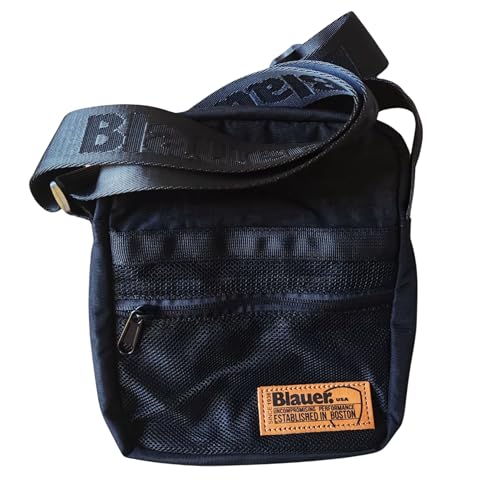 Blauer Bolso Colby de hombre negro tipo bandolera deportiva y casual