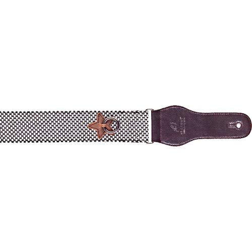 Ortega Guitars Adjustable Guitar Strap - Acoustic Guitar / Bass, Electric Guitar / Bass - Highland Series - Cotton, Grey (OCS-120) - Image 2