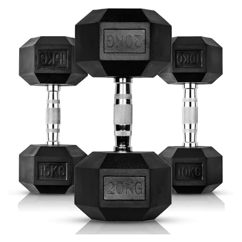 EXTREME FITNESS® Hex Dumbbell Weight Set 1KG - 50KG Cover