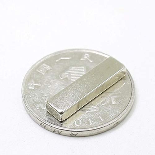 Linlinzz Magnetic 20x5x2mm 60-Piece Rectangular Magnets Ideal for refrigerators, Handicraft Projects,Office Magnets