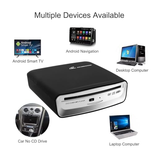 Generic 001 Compact Vcd Car Cd Player Universal Dish Box Player External Stereo Usb Interface thumb #4