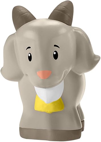 Pieza de repuesto para Fisher-Price Little People Noah's Ark Playset – HNG03 ~ Figura de cabra gris de repuesto ~ Funciona con otros juegos también