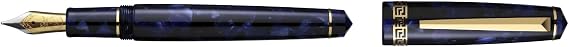 Laban Rosa Fountain Pen - Deep Ocean - Broad Nib